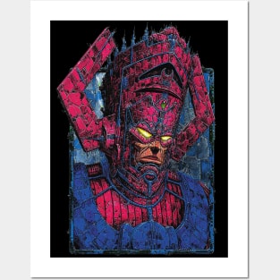 Space Robot Galactus Cartoon Fanart Posters and Art